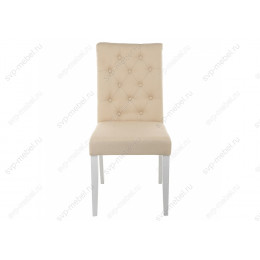 Стул деревянный Amelia white / fabric cream