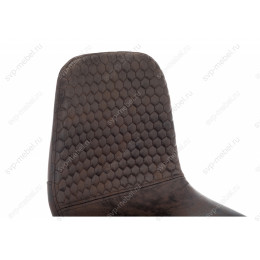 Барный стул Drop black / dark brown