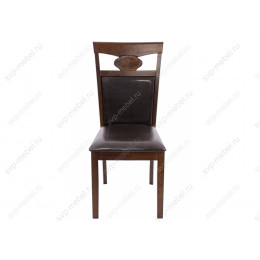 Стул деревянный Luiza dirty oak / dark brown