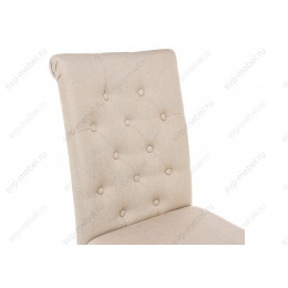 Стул деревянный Amelia dark walnut / fabric cream